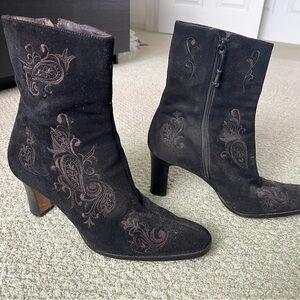 Ralph Lauren suede boots, 9.5
